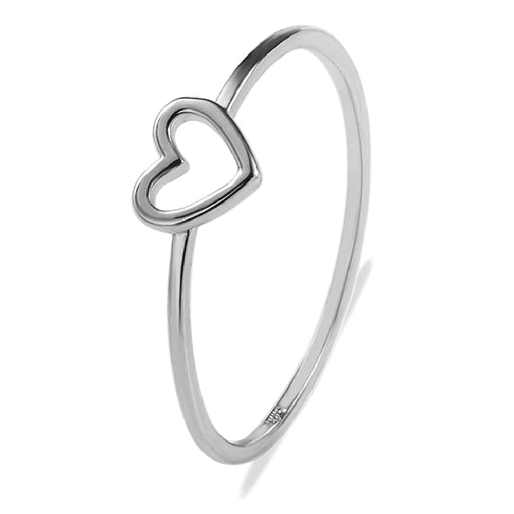3/$30 - Silver Heart Silhouette Ring - Picture 4 of 8